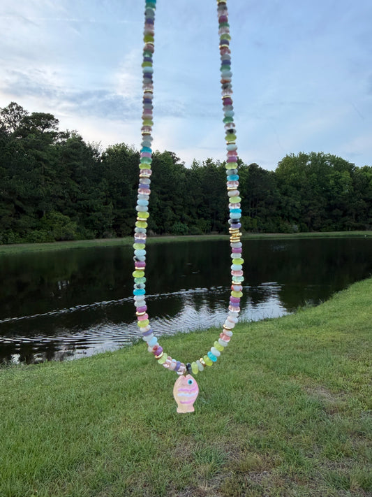 Beaded Fish Necklaces