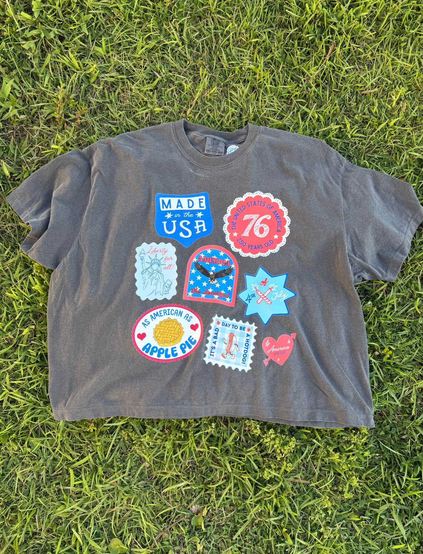 American Sticker Tee