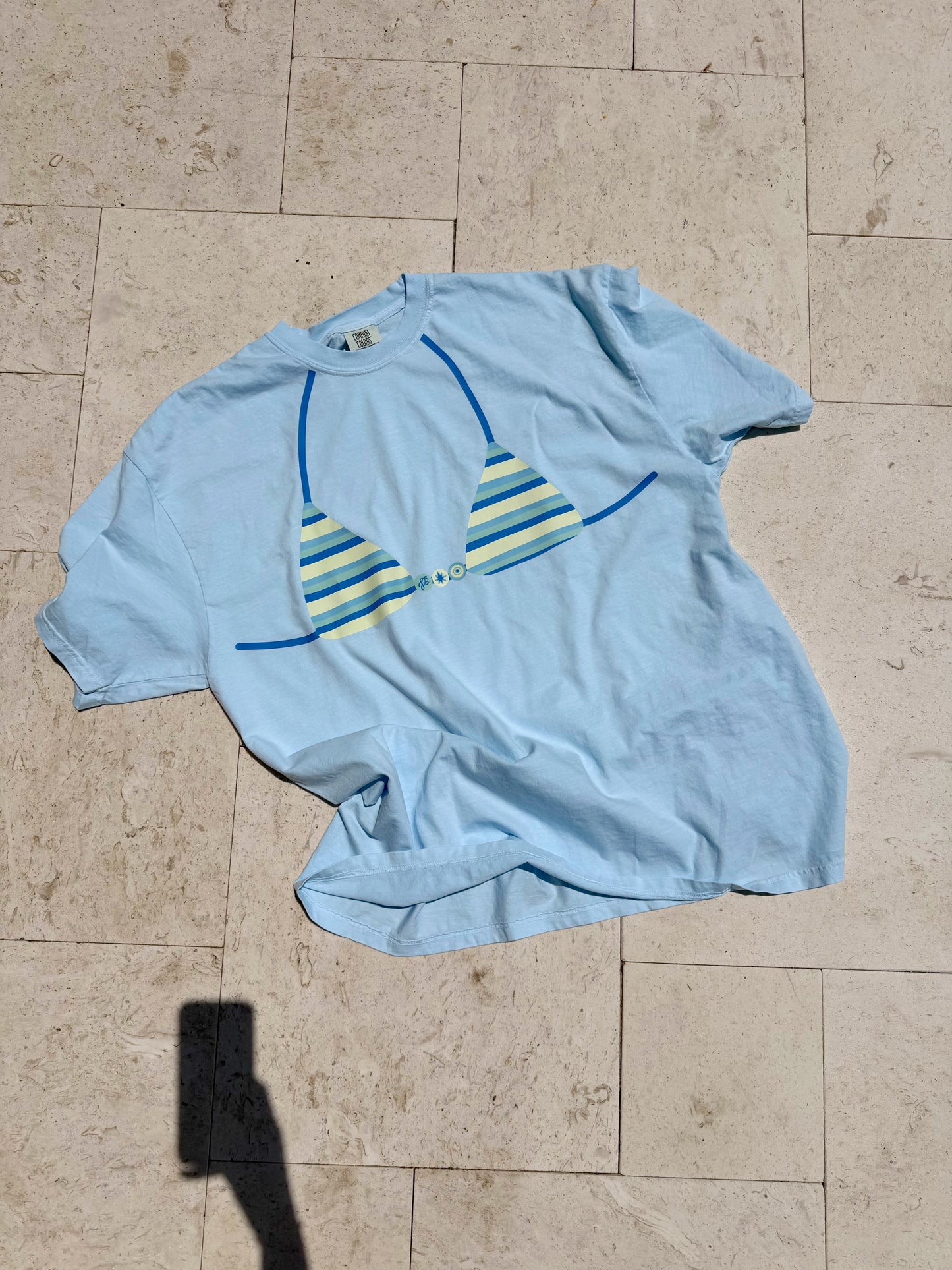 Striped Bikini Tee